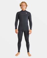 4/3mm Absolute Natural Upcycler GBS Chest Zip Wetsuit - Black