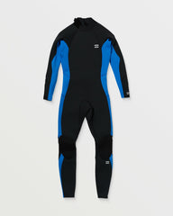 4/3mm Foil GBS Back Zip Wetsuit - Mid Blue