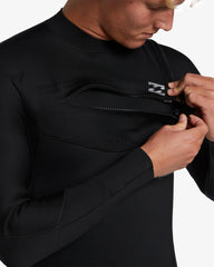 4/3mm Foil GBS Chest Zip Wetsuit - Black