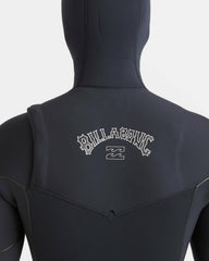 6/5mm Furnace Natural Upcycler Welded Chest Zip Wetsuit - Black