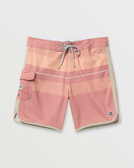 73 Pro Performance 18" Boardshorts - Dusty Pink