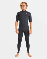 2/2mm Absolute Natural Upcycler GBS Chest Zip Wetsuit - Black