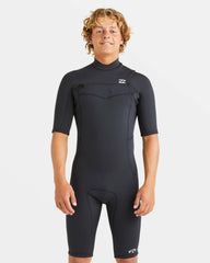 2/2mm Absolute Natural Upcycler GBS Chest Zip Short Sleeve Springsuit