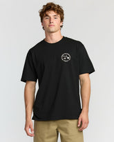 Aloha Island Hi Regular Short Sleeve T-Shirt - Washed Black