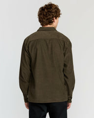 Austin Garage Long Sleeve Shirt - Chocolate