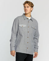 Austin Garage Long Sleeve Shirt - Stone Blue