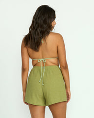 Aya Sun Shorts - Avocado