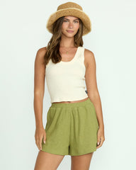Aya Sun Shorts - Avocado