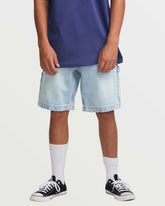 Bad Dog 21" Shorts - Bleached Aqua
