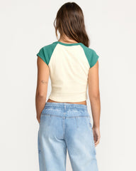 Beach Club Babe Short Sleeve T-Shirt - Evergreen