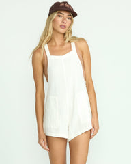 Beach Crush Romper - Salt Crystal