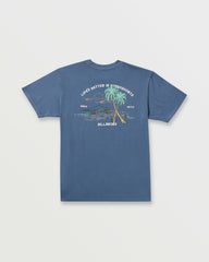 Better Premium Wave Wash Tee - Deep Blue