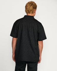 Billabong x Mami Wata Black Star Surf Club Short Sleeve Polo Shirt - B