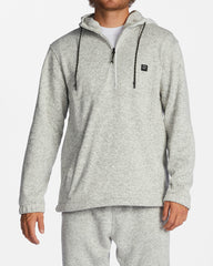 A/Div Boundary Hooded Half-Zip Pullover - Gray Heather