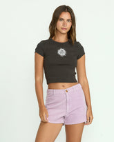 Bring The Sun Tee - Off Black