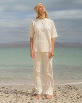 Cass Knit Pants - Whitecap