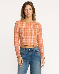 Check Me Out Long Sleeve Shirt - Sunburnt