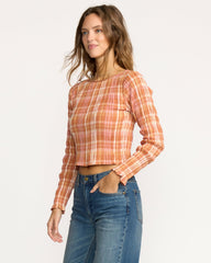 Check Me Out Long Sleeve Shirt - Sunburnt