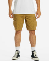 Combat Cargo 21" Shorts - Light Khaki