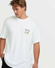 Crayon Wave Premium Tee - White