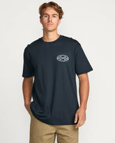 Crayon Wave Premium Tee - Navy