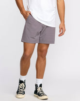Crossfire Submersible 17" Hybrid Shorts - Purple Ash