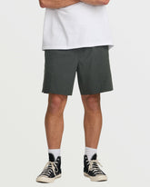 Crossfire Elastic Submersible 18" Hybrid Shorts - Asphalt
