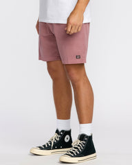 Crossfire Wave Wash Submersible 18" Hybrid Shorts - Dusty Rose