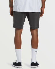 Crossfire Wave Wash Submersible 18" Hybrid Shorts - Washed Black