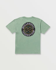 Decal Regular Wave Wash Tee - Mist Green