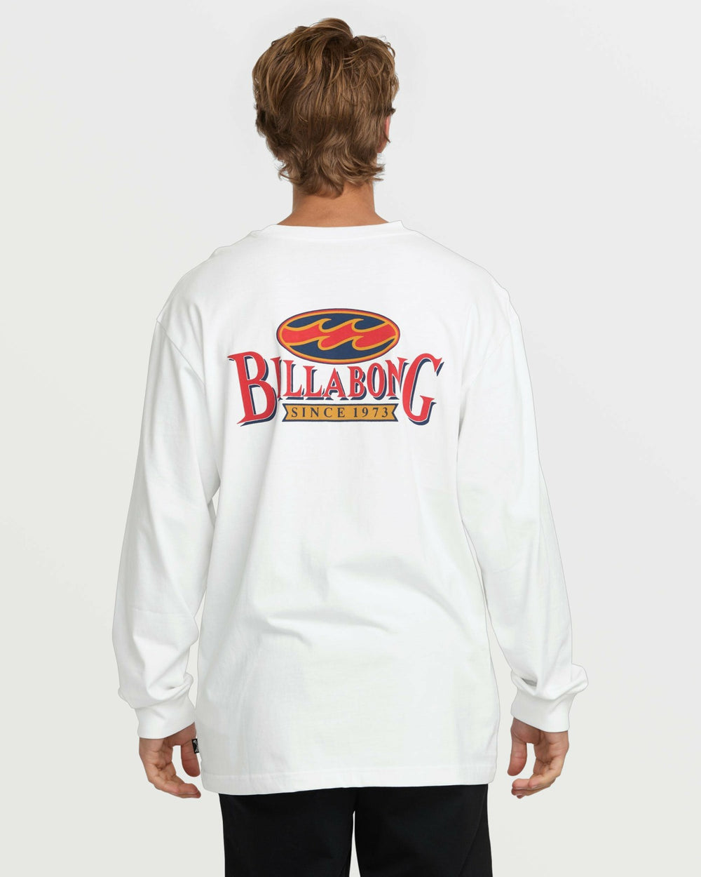 Double Spread OG Long Sleeve Tee - White