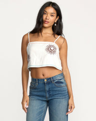 Easy Breezy Tank - Salt Crystal