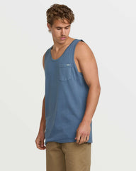Essential Premium Wave Wash Tank - Slate Blue