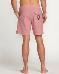 Every Other Day Lo Tide 18" Boardshorts - Dusty Rose