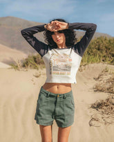 Eye Vibes Long Sleeve Top - Black Sands