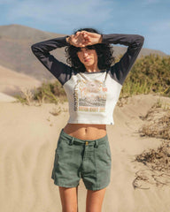 Eye Vibes Long Sleeve Top - Black Sands
