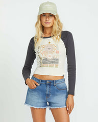 Eye Vibes Long Sleeve Top - Black Sands