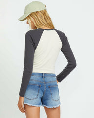 Eye Vibes Long Sleeve Top - Black Sands