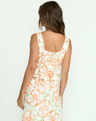 Feelin Free Woven Tank - Salt Crystal