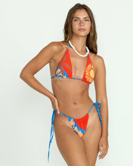 Feel The Heat Remi Triangle Bikini Top - Multi