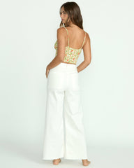 Free Fall High-Waist Pants - Salt Crystal 1