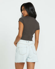 Goes Around Tee - Off Black