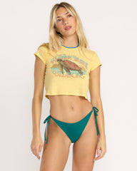 Going On Vacay T-Shirt - Retro Yellow