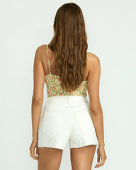 High Tides Denim Shorts - Salt Crystal