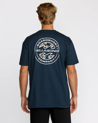 Hollow Premium Short Sleeve T-Shirt - Navy