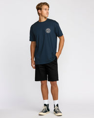 Hollow Premium Short Sleeve T-Shirt - Navy