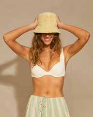 Jacquard Beach Bucket Hat - Wasabi
