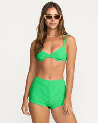 Josie In The Loop Boyshort Bikini Bottom - Jungle Green