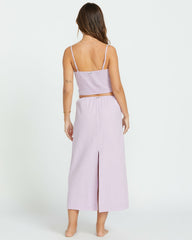 Keep It Simple Skirt - Amethyst Smoke
