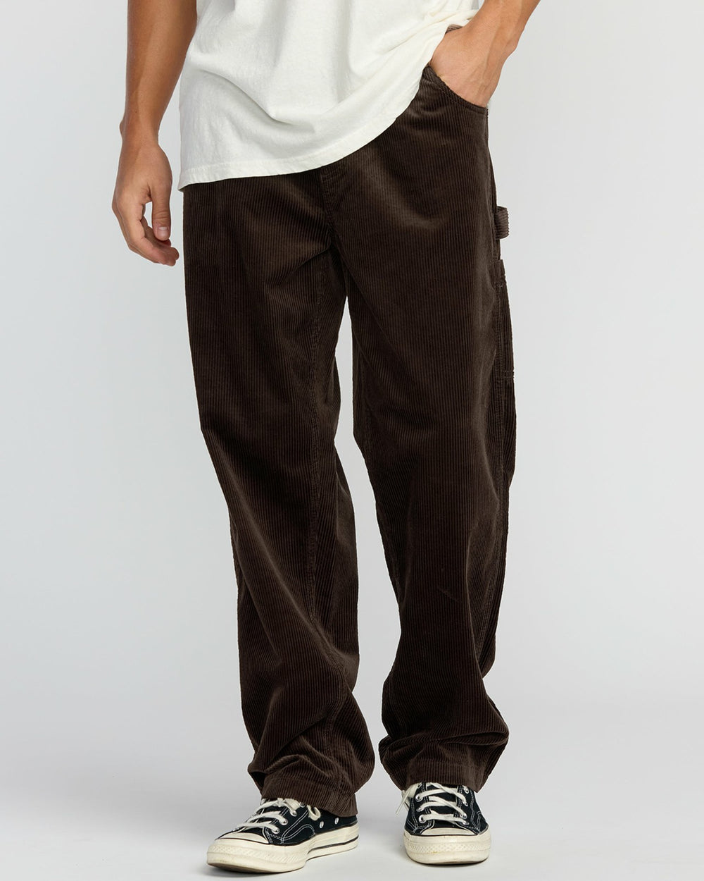 Larry Cord Garage Pants - Chocolate